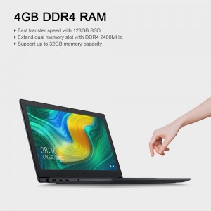 Xiaomi Mi Laptop Air Notebook 15.6 Inch Intel Core i3-8130U 4GB DDR4 RAM 128GB SSD ROM Intel UHD Graphics 620 Windows10(Grey)