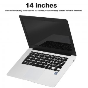 LeeAllblue S3 14 Inch Laptop Windows 10 Intel Cherry Trail x5-Z8350 Notebook