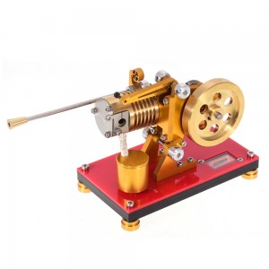 Flame Licker Stirling Engine Model Mini Hot Air Stirling Engine Generator Model Scientific Experiment Education Toy with Tool Kit